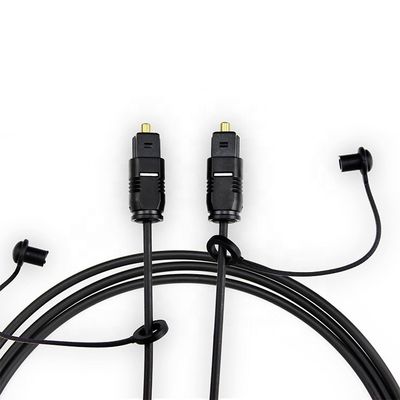 Personalización Durable delgado 1M 2 M 3M 5M Fibra óptica Spdif oro óptico digital de audio Toslink cable