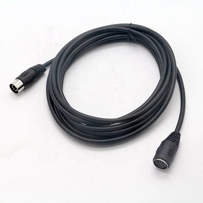 1M 3M 5M Escudo de hombre a mujer 7 PIN DIN conector MIDI cable de extensión