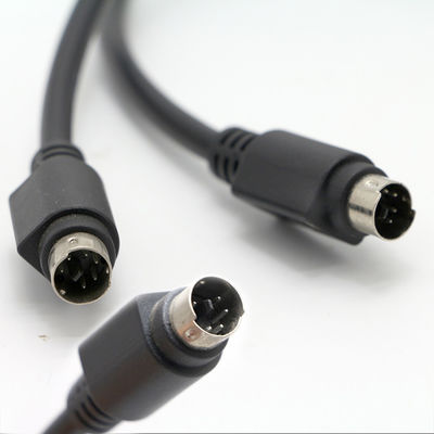 Cable de extensión MIDI de audio y video para teclado PS2