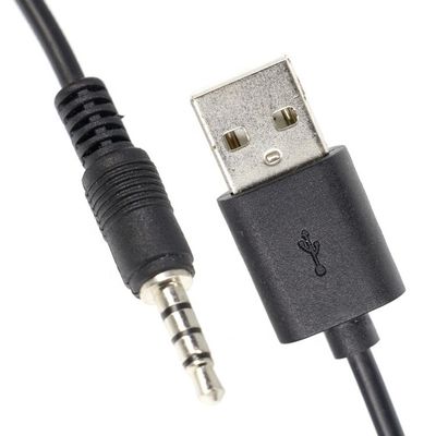 Cable de carga de datos masculino para altavoz de automóvil