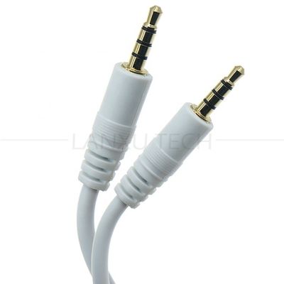 3.5mm Hombre a Hombre Hombre Femenino Stereo AUX 3 polos TRS 4 polos TRRS Mono Jack Micrófono Patch Cable de extensión de audio