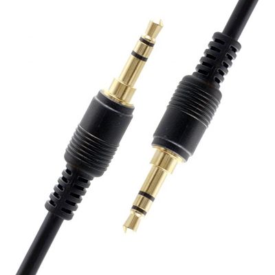 OEM Revestimiento de oro 1M 2M 3M Hombre a Hombre 3.5mm Jack Altavoz Auxiliar Cable de audio estéreo
