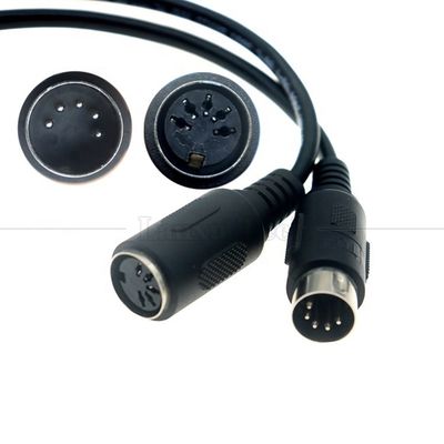 1M 3M 5M de alta calidad de hombre a mujer MIDI 5 PIN DIN Cable de extensión para guitarra de teclado de audio
