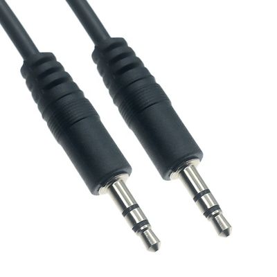 1M 2M 3M 3 Polos TRS Hombre a Hombre 3.5mm Aux Stereo Jack Cable de audio para altavoces