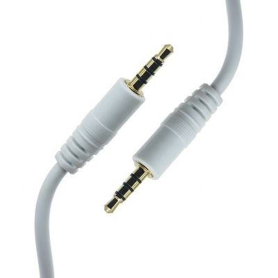 3.5mm Hombre a Hombre Stereo Aux Mono Jack 4 polos TRRS Micrófono de audio cable