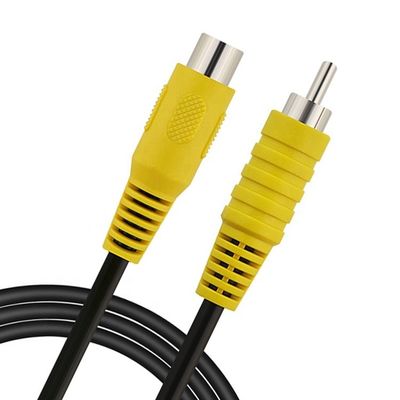 0.5m 1m 2m 3m Stereo Audio Cables coaxial RCA de hombre a mujer para HDTV