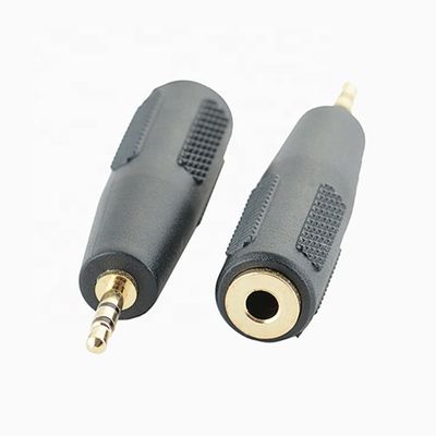 3 polos TRS Jack Hombre a mujer 2.5 a 3.5 Adaptador de audio