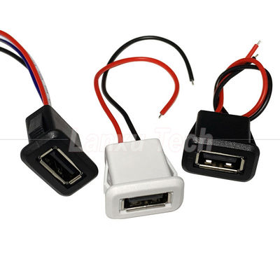 Cable de cable de cable de 2 pines con conexión USB de tipo A para juguete de lámpara LED