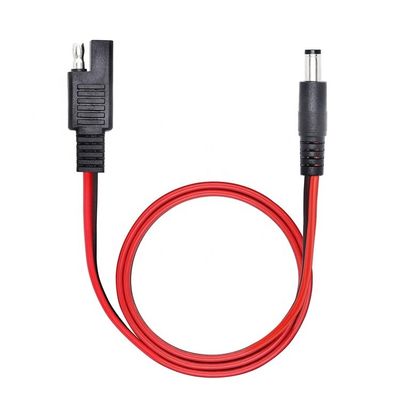 14AWG DC Plug 5.5x2.1mm macho a SAE 2 conectores de pines Cable de extensión para paneles solares RV automotrices