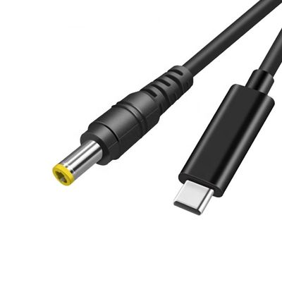 60W 20V 3A USB Tipo C PD Carga de Jack de corriente continua para el cable de adaptador de energía para computadora portátil