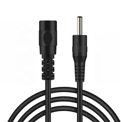 Hombre a mujer 3.5 1.35mm Cable de extensión de energía CC para el Banco de energía de la cámara de CCTV