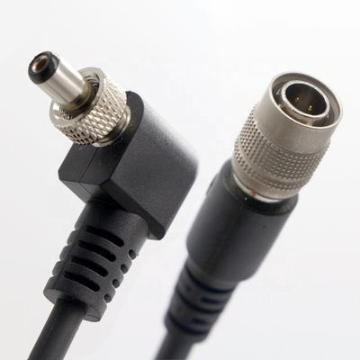 OEM Cerradura de tornillo de 90 grados Ángulo derecho 5V 12V Hombre a mujer 5.5x2.1mm 5.5X2.5mm Cable de alimentación CC
