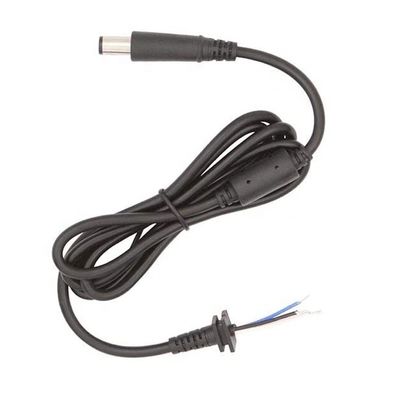 DC 7.4x5.0mm Jack de cañón masculino a extremo desnudo enlatado con cola de cerdo abierta Cable de extensión de alambre para adaptador de computadora portátil
