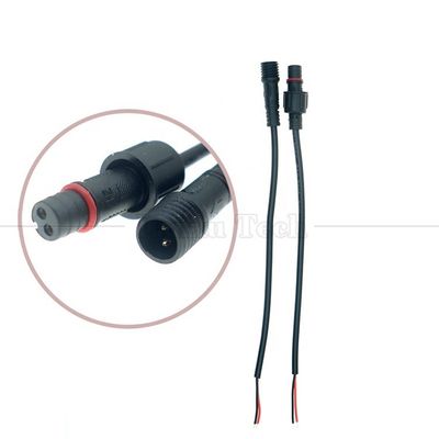 Cable resistente al agua de alta calidad IP67 IP68 macho Hembra M12 para luz LED