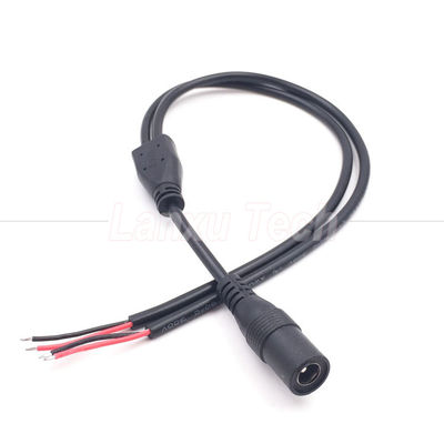 DC Hombre Hembra 5.5x2.1mm Jack Splitter Cable de extensión de energía para luz LED Cámara de circuito cerrado