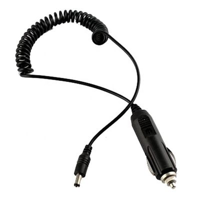 12V de resorte enrollado de coche DC Jack 5.5x2.1mm Cable de extensión del encendedor de cigarrillos