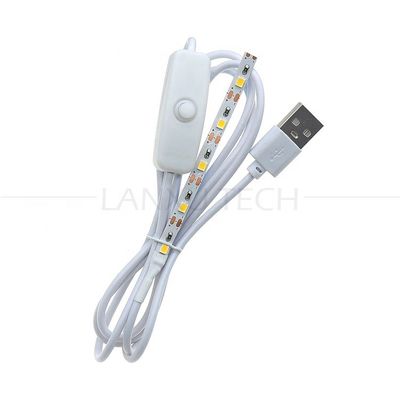 Controlador USB de alta calidad Dispersor de energía encendido y apagado Cable de interruptor con lámpara de luz LED