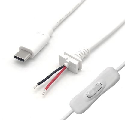 Cable de interruptor USB tipo C para luz de lámpara led