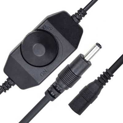 12V 24V lámpara de mesa Led lámparas de cuerda de banda macho a mujer LED apagador interruptor de control remoto
