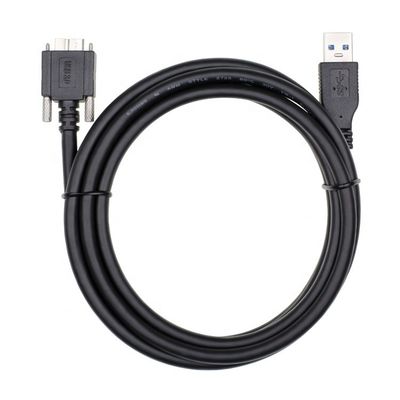 Alta velocidad 5Gbps Panel de tornillo montado Micro B USB 3.0 cable de extensión