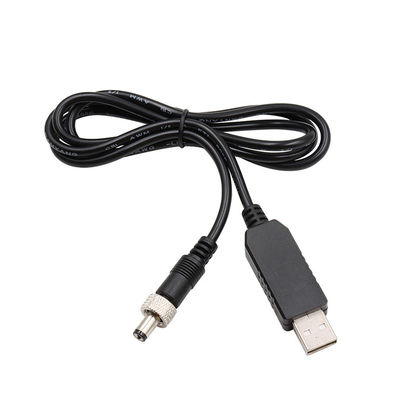Cable de conector USB de 5 V a 12 V de conexión a tornillo de corriente continua