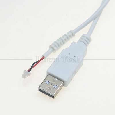 Conjunto personalizado USB A macho a JST 2pin 1.0mm 2.0mm 1.25mm Pitch SHR MX XH SH VH PH Cable de conector