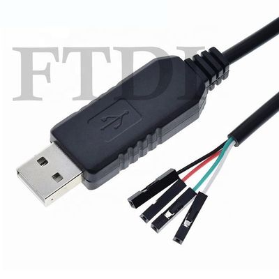 FTDI Chipset FT 232 5V 3.3V USB a 4 PIN Dupont Uart TTL Cable de conversión en serie para Raspberry Pi