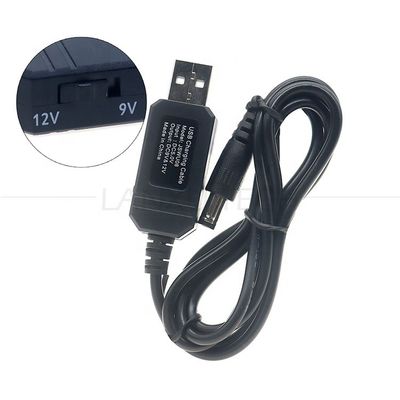Cable de refuerzo de cable de corriente continua de alta calidad de USB 5v a 9v 12v para router