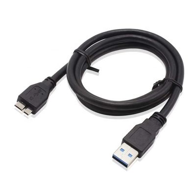 Cable de carga de datos de alta velocidad de 5 Gbps USB 3.0 Micro B para disco duro SDD HDD