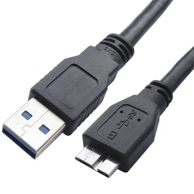 Carga de datos de alta velocidad de 5 Gbps Micro USB 3.0 Cable de A a Micro B para el disco duro Samsung Sdd Hdd