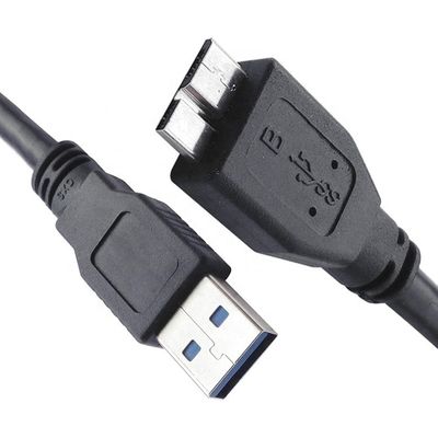 Cable de carga de datos de alta velocidad de 5 Gbps Micro USB 3.0 para disco duro externo SDD HDD